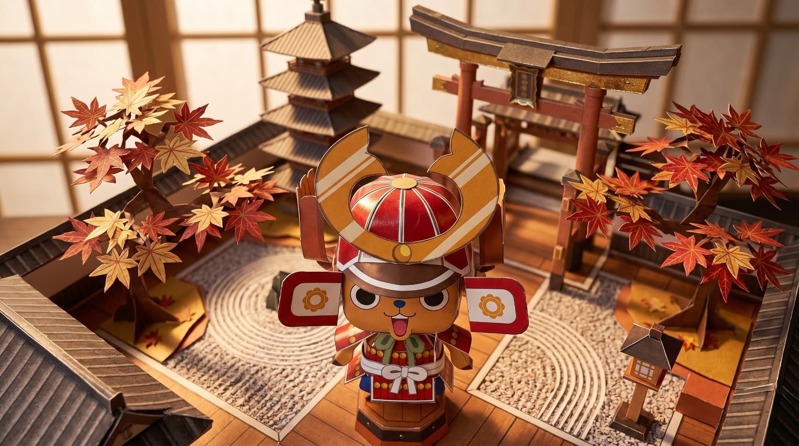 Themed Craft Objects, a finished Subara papercraft piece